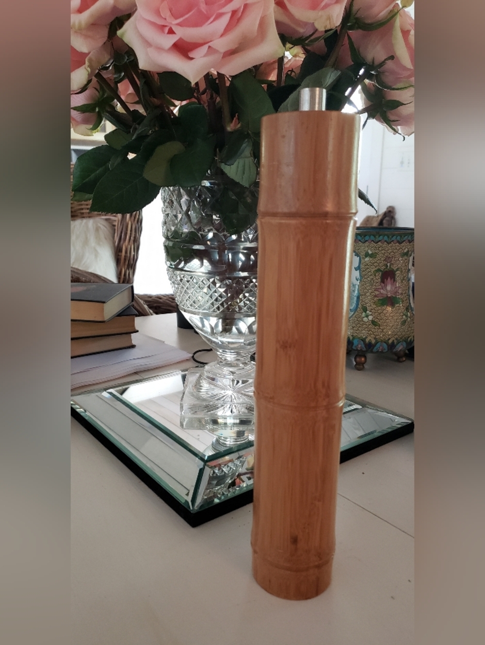 Holar Pepper Grinder, Bamboo, Used For Display